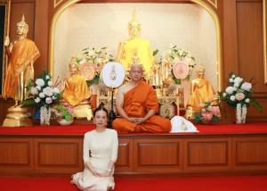 สามี “มาดามแป้ง” บวช รับฉายา “ฐิติวรธีโร”