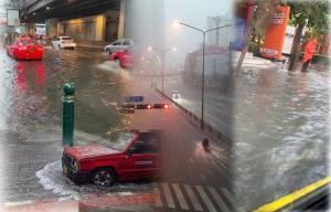 ฝนถล่ม กทม.รับอรุณ น้ำรอระบายหลายพื้นที่
