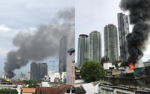 ไหม้รับอรุณ! ไฟไหม้บ้านประชาชน ซ.เจริญกรุง 73/1 ล่าสุดเพลิงสงบแล้ว