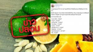 ข่าวปลอม! ฆ่าเชื้อโควิด-19 ด้วยการกินผลไม้ที่มีฤทธิ์เป็นด่าง
