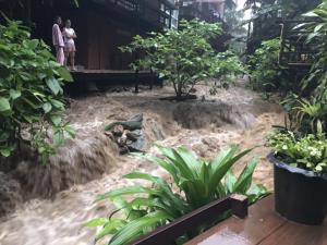 “แม่กำปอง” และใกล้เคียงรวม 5 หมู่บ้านโดนน้ำป่าซัดดินสไลด์หลังฝนตกหนัก