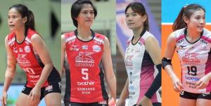 4 ซูเปอร์สตาร์ลูกยางรับสัญญาใหม่ นำ "โลมาสีชมพู" ป้องแชมป์ไทยแลนด์ลีก