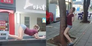 เหมาะสมไหม? สาวไทยในเกาหลีเต้นโชว์ยั่วยวนกลางที่สาธารณะไม่แคร์สายตาคนอื่น (ชมคลิป)