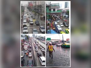 ฝนตกก่อนเลิกงาน! น้ำท่วมขัง ส่งผลการจราจรติดขัด “ถนนแจ้งวัฒนะ-ปากเกร็ด-นนทบุรี”