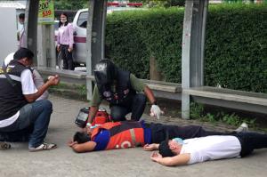 รพ.กรุงไทย ซ้อมแผนรับมือวัยรุ่นทะเลาะวิวาทในห้องฉุกเฉิน