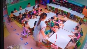 เป็นทั้งโรงเรียน? ครูสาวสารสาสน์วิเทศราชพฤกษ์ กระชากคอเสื้อเด็กนักเรียนล้มทั้งยืน