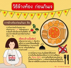 วิธีล้างท้อง ก่อนกินเจ