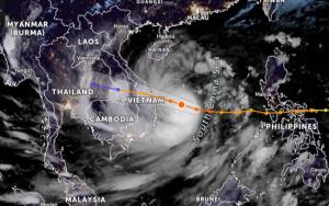 กรมอุตุลาวเตือนประชาชนเฝ้าระวังฝนตกหนักจากไต้ฝุ่นโมลาเบ