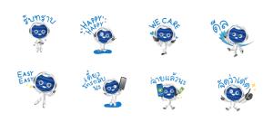 ทีโอทีออกสติกเกอร์ LINE “น้องแชทบอท”