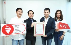 เคทีซี รับมอบ 2 มาตรฐานสากล รายแรกรายเดียวในไทย