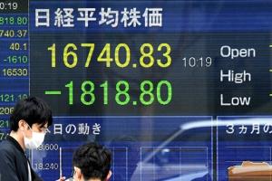 ตลาดหุ้นเอเชียปรับลบ นักลงทุนวิตกโควิด-19 ระบาดหนักทั่วโลก