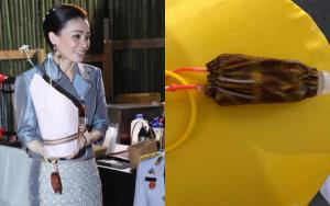 “พระราชินี” ทรงออกแบบถุงผ้าไทยสำหรับใส่เจลแอลกอฮอล์ด้วยพระองค์เอง