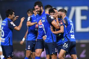 บีจี เข้าป้ายไทยลีกเลกแรก ต้อน สุพรรณบุรี 4-0