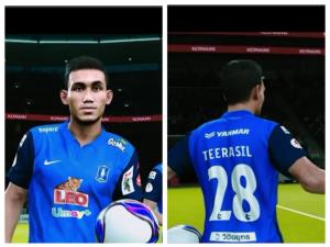 เล่นใหญ่อีกแล้ว! "บีจี" ใช้เกม PES เผย "มุ้ย" สวมเบอร์ 28