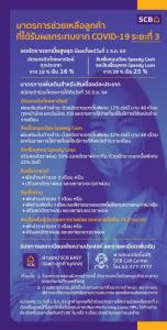 SCB ขยายเวลามาตรการช่วยลูกค้าจากผลกระทบโควิด-19