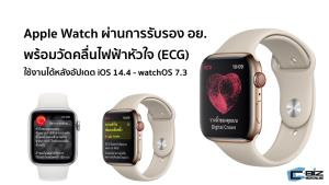 Apple เตรียมเปิดให้ใช้ ‘Apple Watch’ วัดคลื่นไฟฟ้าหัวใจในไทย