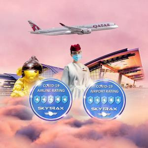 Skytrax ให้ 5 ดาว “กาตาร์ แอร์เวย์ส” ด้านความปลอดภัยของสายการบินในสถานการณ์โควิด-19