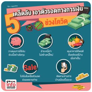 5 เคล็ดลับ เอาตัวรอดทางการเงิน ช่วงโควิด