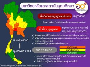 อว.มั่นใจมหาวิทยาลัยพร้อมเปิดเรียนในสถานที่ตั้งแต่ 1 ก.พ.นี้