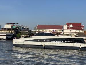 เรือโดยสารไฟฟ้าขยายบริการฟรีถึงสิ้น ก.พ. ผู้โดยสารยังไม่มาก 1 มี.ค.เก็บ 20 บาท ยืดเส้นทางถึงท่าน้ำนนท์