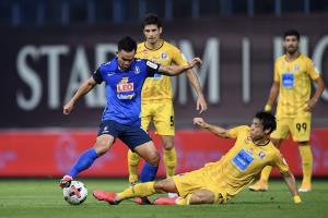 "เจนรบ" ทำแสบ ซัดท้ายเกมพา "บีจี" เฉือน "การท่าเรือ" 2-1