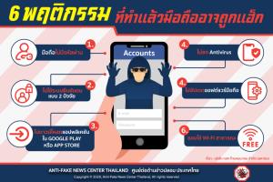 เผย 6 พฤติกรรมเสี่ยงโทรศัพท์มือถือถูกแฮก สาย WI-FI สาธารณะฟรี ระวังให้หนัก