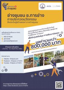 ช.การช่าง ผนึก NIA และ ChangeFusion ชวนช่างชุมชนทั่วประเทศ เข้าร่วม “โครงการส่งเสริมนวัตกรรมช่างชุมชน ปีที่ 2”