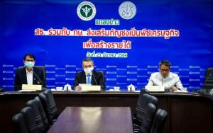 สธ.ร่วมกับ กษ.ส่งเสริมกัญชงเป็นพืชเศรษฐกิจเพื่อสร้างรายได้