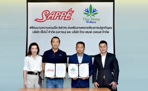 SAPPE ร่วมกับไทย เฮมพ์ เวลเนส ลงนาม MOA ส่งเสริมเกษตรกรเชียงรายปลูกกัญชง