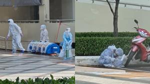 ภาพ จนท.ใส่ชุด PPE เป็นลม หลังเคลื่อนย้ายผู้ป่วยโควิด หนักกว่า 100 กก.ท่ามกลางอากาศร้อน