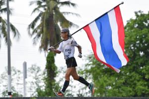 นักกีฬาผนึกมาร์แชล ตัวแทนคนไทย วิ่งธงส่งกำลังใจทัพนักกีฬา จากกำแพงเพชร จนถึง จ.ตาก