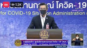 ยังหนัก! ไทยป่วยโควิดพุ่ง 1,911 ราย อาการหนัก 1,073 ราย ตาย 18 คน