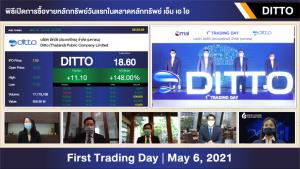DITTO เริ่มซื้อขายในตลาดหลักทรัพย์เอ็ม เอ ไอวันแรก