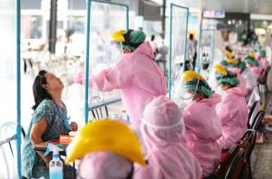 หนักหน่วง! นนทบุรีพบผู้ติดเชื้อโควิด-19 พุ่ง 165 ราย ยังเจอทุกอำเภอ ส่วนใหญ่ติดเชื้อจากครอบครัว-ตลาดสด