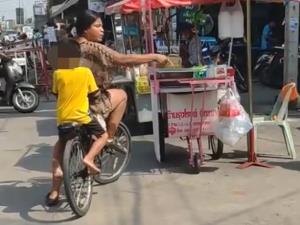 ศาลแขวงนนท์สั่งปรับ 1,000 บาท สาวปั่นจักรยานไปตลาดไม่สวมมาสก์
