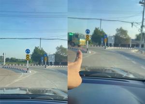 “บอกผมที” หนุ่มฉงน แยกวัดใจอยากเลี้ยวขวาต้องไปทางไหน