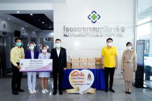 วธ. มอบอาหารกลางวัน-เวชภัณฑ์ทางการแพทย์ให้กับโรงพยาบาลนวมินทร์ 9