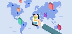 อีคอมเมิร์ซข้ามพรมแดน (Cross border e-commerce) มือถือที่เชื่อมต่อกับอินเตอร์เน็ตสามารถเลือกซื้อของได้ทั่วโลก 163.com