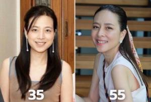 เทียบภาพ "มาดามแป้ง" วัย 35 กับ 55 พร้อมเคล็ดลับหน้าเด็กตลอดกาล