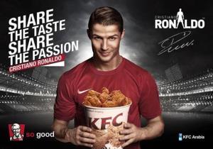 ขัดภาพลักษณ์สายเฮลธี!! "โรนัลโด" ไม่ดื่มโค้ก แต่โปรโมตไก่ทอดแบรนด์ดัง