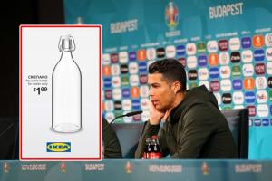 "อิเกีย" จับกระแสไวรัล ผลิตขวดรุ่น "CRISTIANO" ใช้สำหรับน้ำเปล่าเท่านั้น