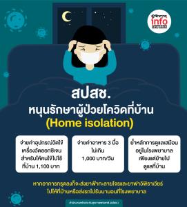 สปสช.หนุนรักษาผู้ป่วยโควิดที่บ้าน