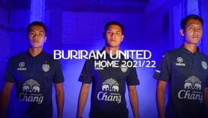 "บุรีรัมย์" เปิดตัวชุดเหย้าใช้ลุยศึกซีซั่น 2021/22 วางจำหน่าย 24 ก.ค.นี้