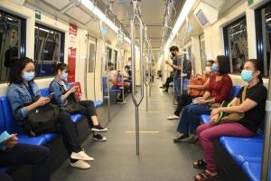 รถไฟฟ้า MRT จำกัดผู้โดยสาร  50% นั่งที่เว้นที่-งดสนทนาในขบวนรถ
