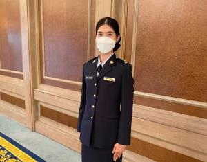 'พาณิภัค' ปลื้มปริ่ม รับการประดับยศ ‘เรืออากาศตรี’ จากกองทัพอากาศ