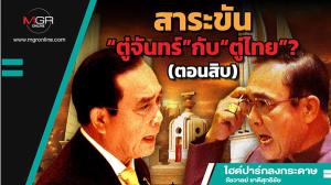 สาระขัน“ตู่จันทร์”กับ“ตู่ไทย”? (ตอนสิบ)