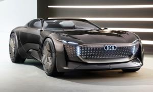 Audi Skysphere Concept ใหม่ ต้นแบบรถโรดสเตอร์ไฟฟ้ายืดฐานล้อได้