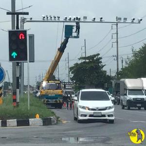 โวยกล้องทางหลวงติดอะไรเยอะแยะ ถนน 345 บางพูน ปทุมธานี