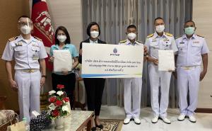 ปตท.สผ.มอบชุด PPE แก่ทัพเรือภาคที่ 2