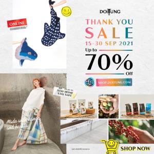 มูลนิธิแม่ฟ้าหลวงฯ จัดงาน DoiTung Thank You Sale 2021 ชวนช้อปออนไลน์ ลดจัดหนักสูงสุด 70%